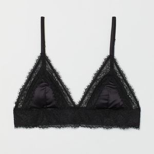 BNWT H&M Lace Trim Padded Bra size L